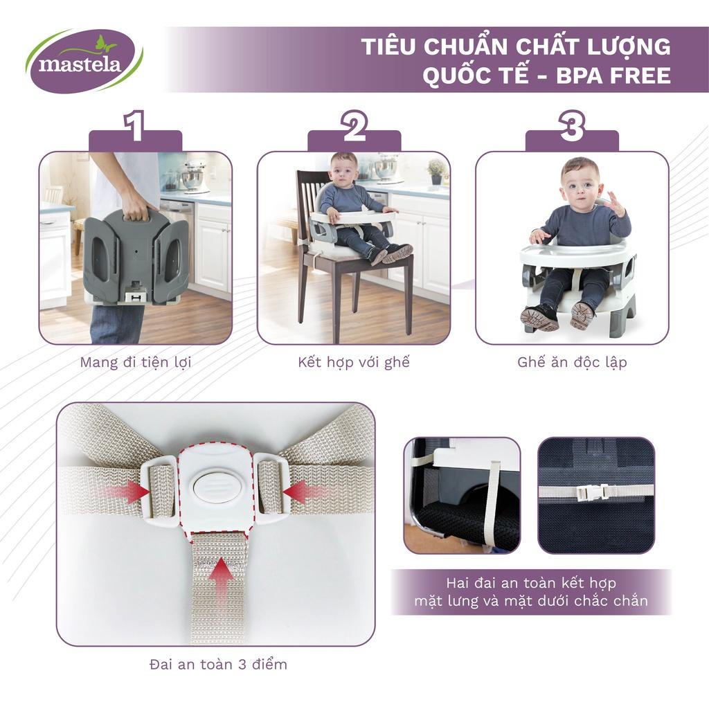 Ghế ngồi ăn bằng nhựa Mastela 07330 nâng hạ độ cao cho bé