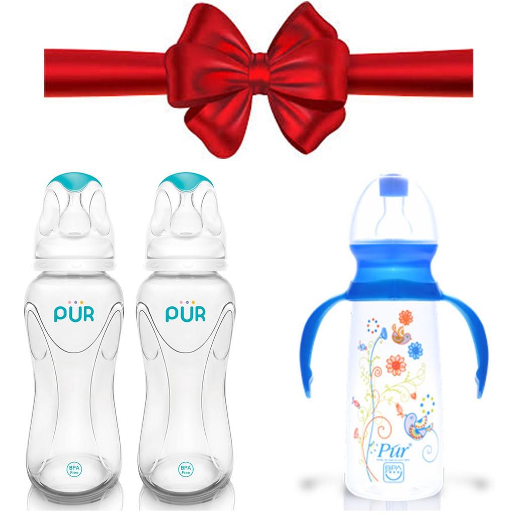 Combo 2 bình Pur Advanced 250ml + bình Pur 2 quai 250ml