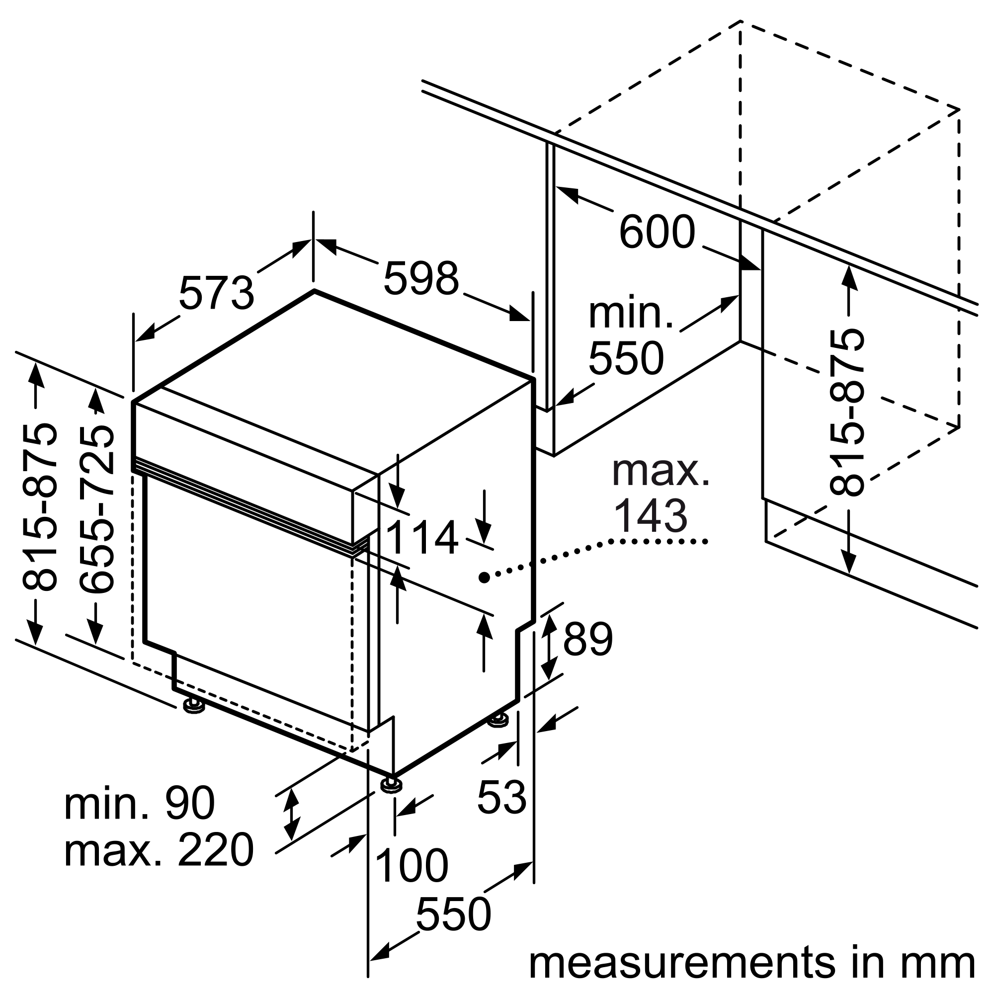 Máy Rửa Chén Bát Bán Âm 14 Bộ Bosch SMI4HCS48E - Series 4 (60cm) - Hàng chính hãng