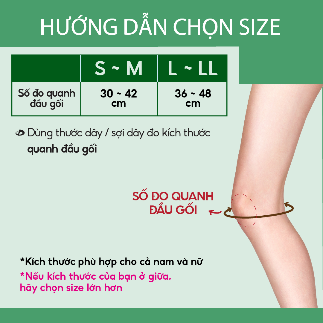 Đai bảo vệ đầu gối loại mềm Phiten supporters knee soft type AP253014/AP253016