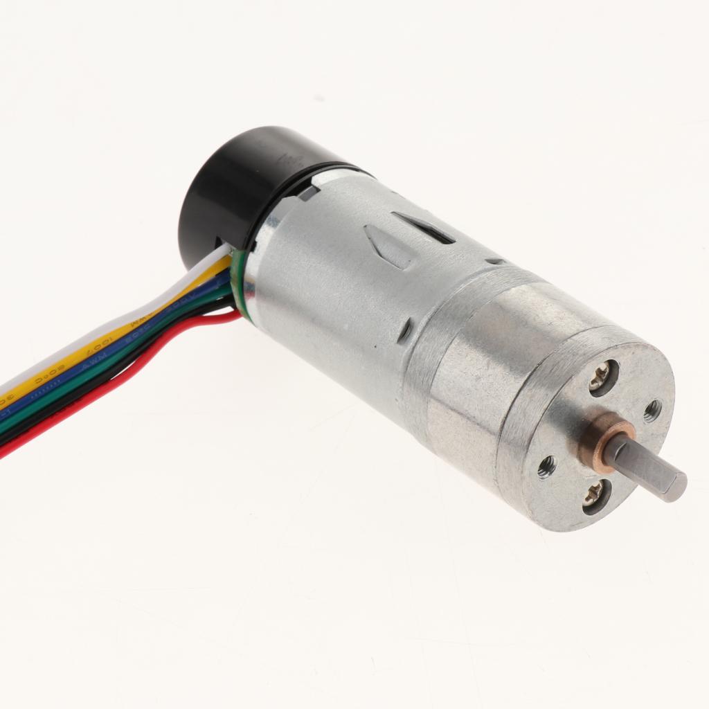 DC 3V 6V 9V 12V 24V Sâu Thiên Giảm Động Cơ với Bộ Mã Hóa 6- 2000 VÒNG/PHÚT
