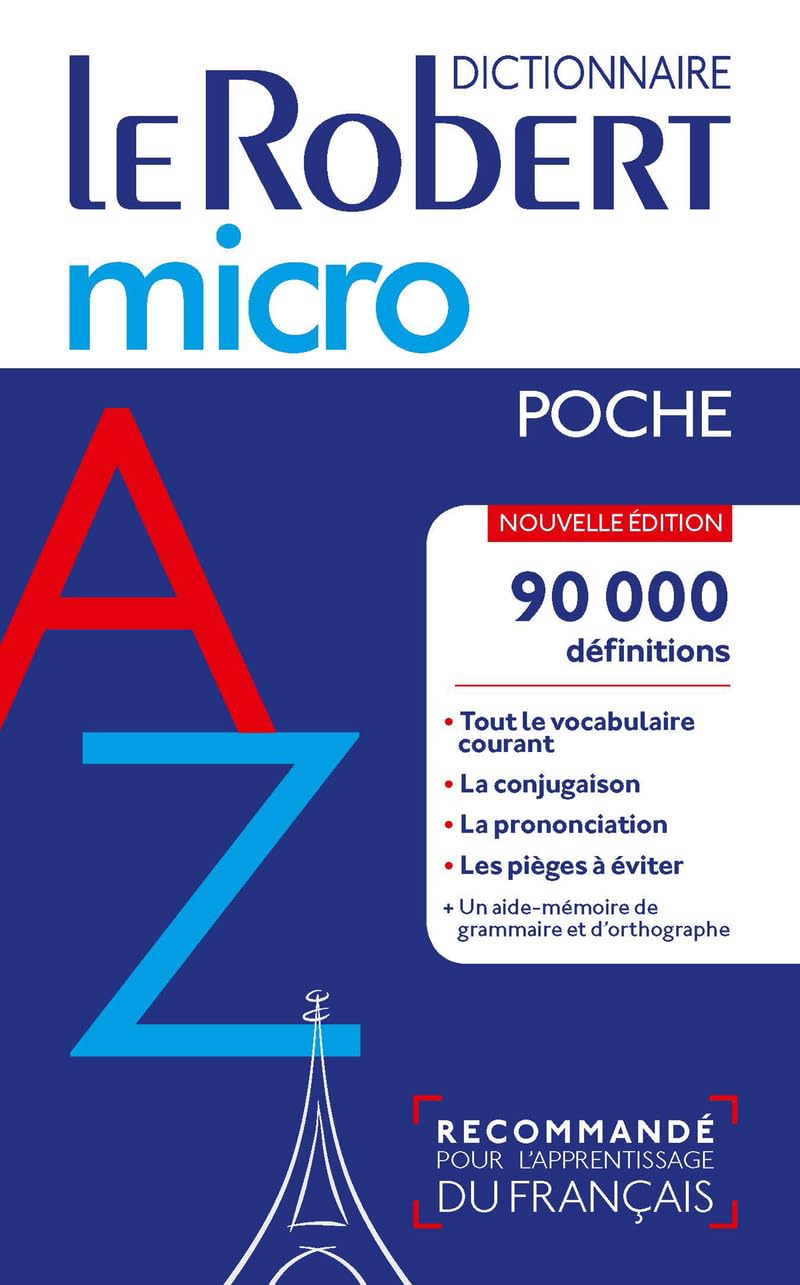 Từ điển tiếng Pháp LE ROBERT MICRO POCHE - NOUVELLE EDITION