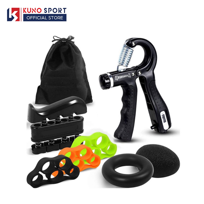 Bộ 5 món dụng cụ tập tay KUNO SPORT tập luyện tại nhà phục hồi chức năng