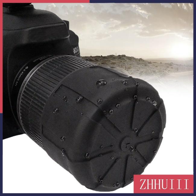 1/2 Nắp Đậy Ống Kính Máy Ảnh SLR Bằng Silicone Chống Nước Cho Canon Nikon Sony