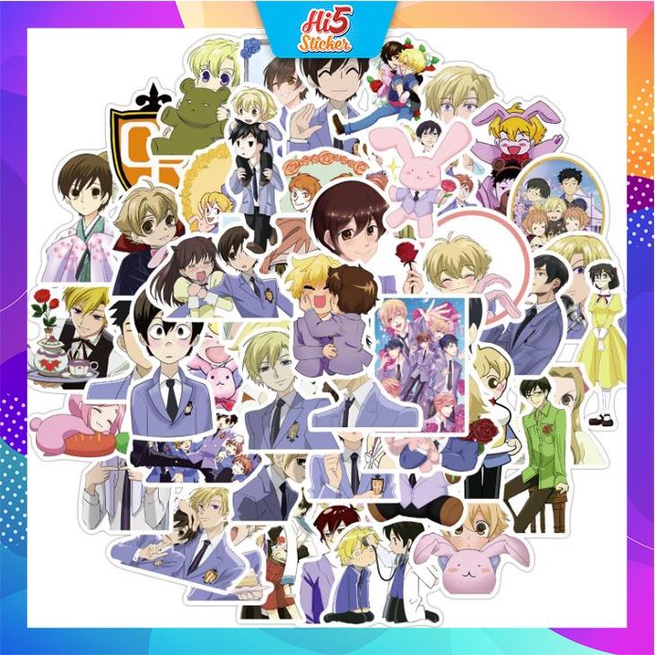 Sticker Hình Dán Trang Trí Manga Chuyện Trướng Ouran OuranHighSchoolHostClub ms#232