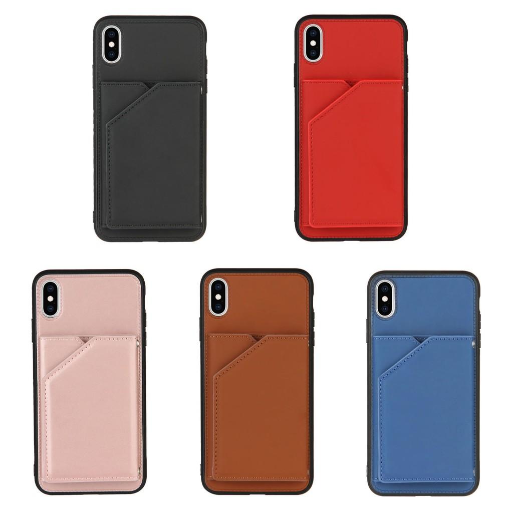 Ốp lưng điện thoại dạng ví da có ngăn đựng thẻ cho iPhone X XS Max XR SE 2020 iPhone 8 iPhone 7 Plus