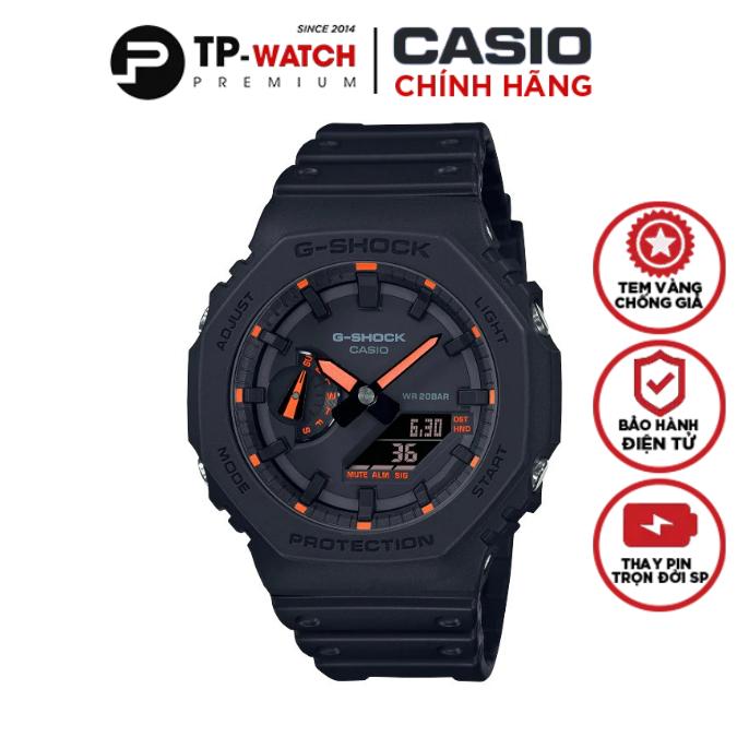 Đồng Hồ Nam Dây Nhựa Casio G-Shock GA-2100-1A4DR Chính Hãng - GA-2100-1A4 Carbon Core