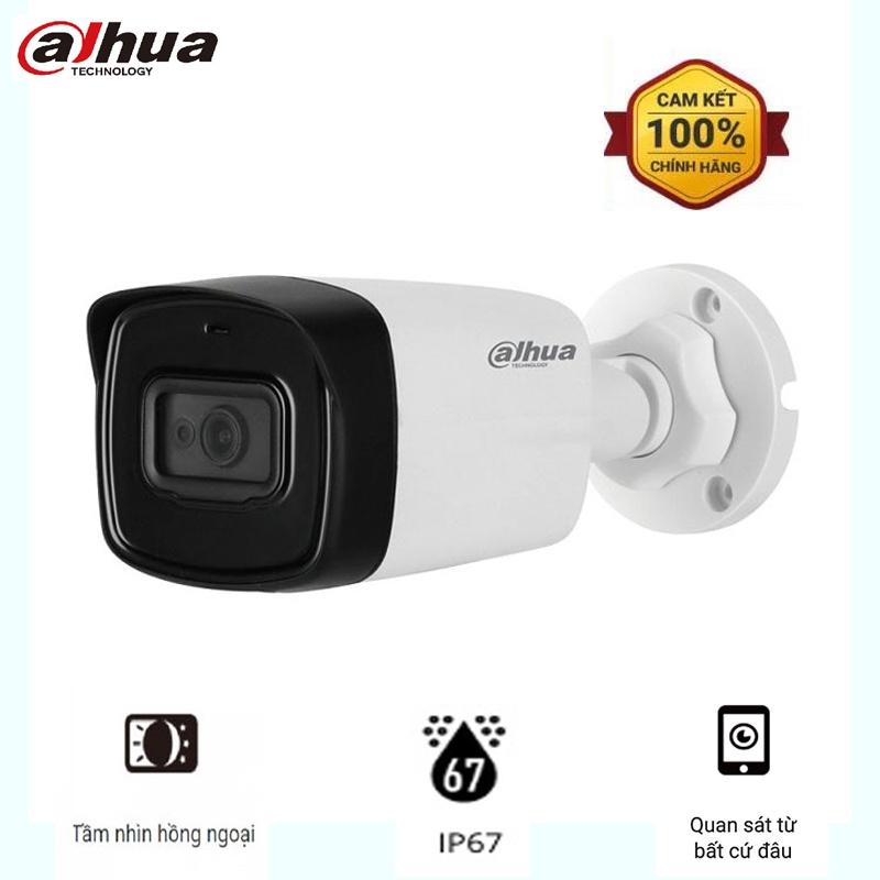 Camera Analog thân trụ DAHUA DH-HAC-HFW1200TLP-S5 2Mp ngoài trời chống nước - Hàng Chính Hãng