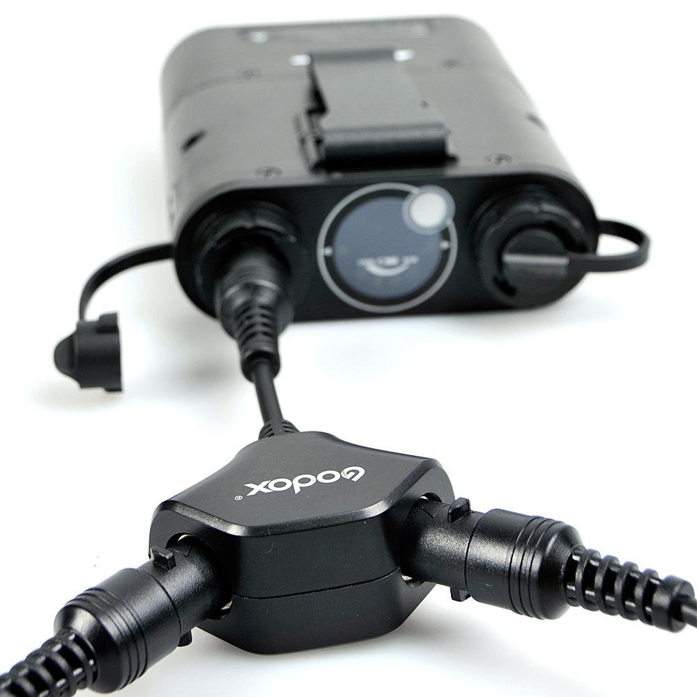 Cáp Godox DB-02 Bộ chuyển đổi Y 2 đến 1 cho Bộ nguồn PROPAC PB960 Flash AD360 AD180