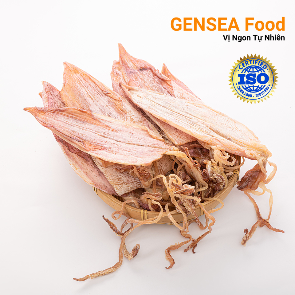 Mực Khô Câu Phú Quý GENSEA Food G1016 Thượng Hạng Không Chất Bảo Quản Ngọt Tự Nhiên