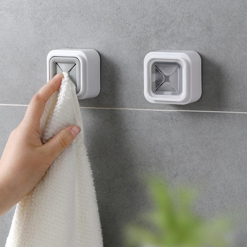Kitchen Wash Cloth Clip Holder Storage Rack Towel Clip Bathroom Organizer Kitchen Storage Hand Towel Racks Bathroom Accessories