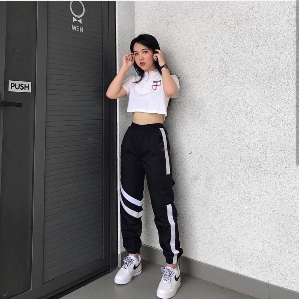 Quần Jogger Phản Quang Phối Túi Hộp