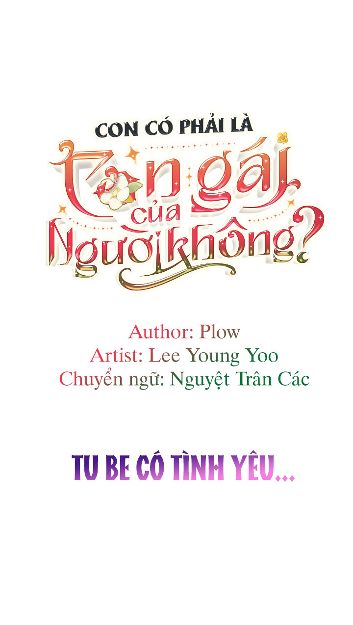 Con Có Phải Là Con Gái Của Người Không? chapter 50 - Trang 71