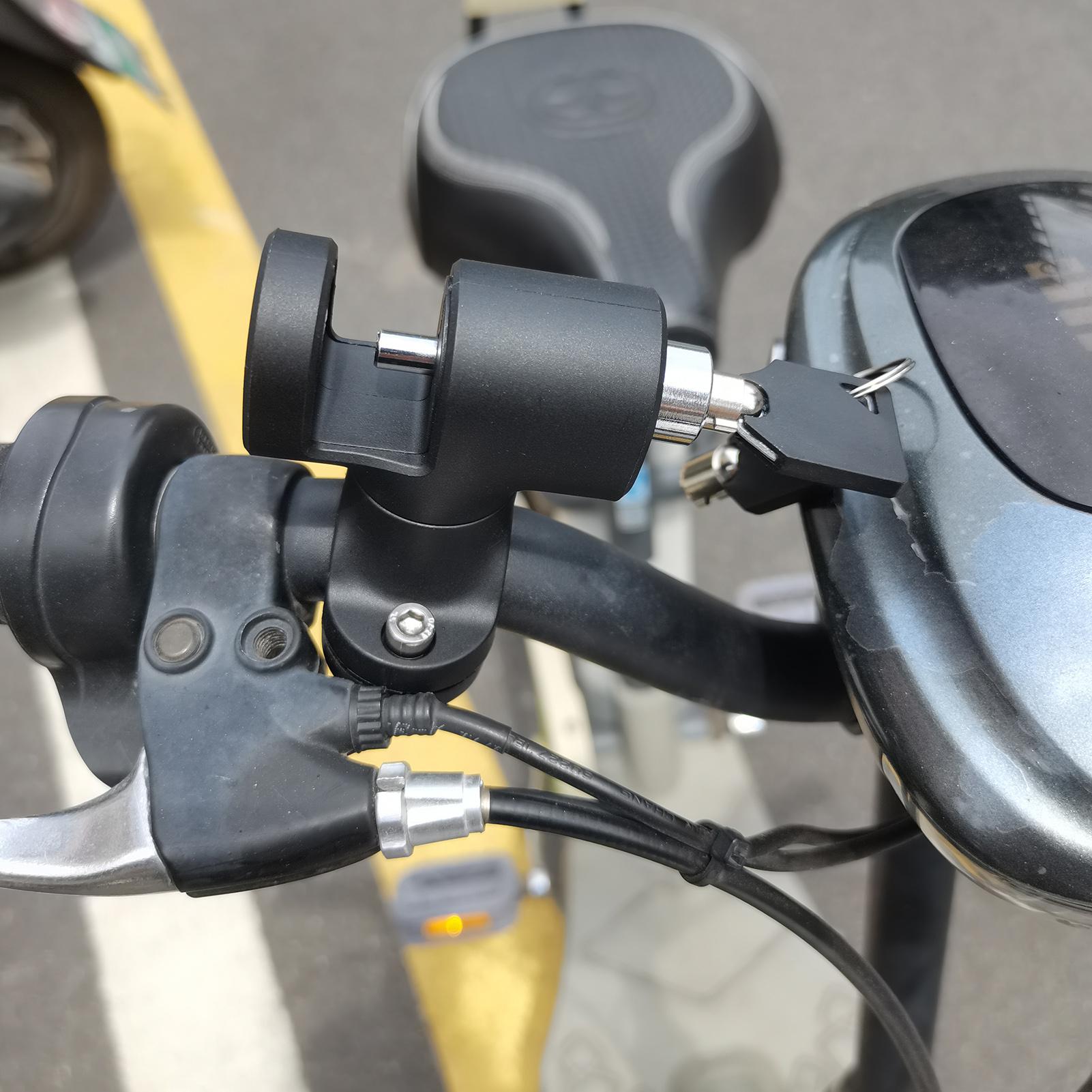 Khóa mũ bảo hiểm xe đạp chống trộm Đa chức năng Chất liệu sợi thủy tinh + sợi nylon, chống nắng, chống ăn mòn,xoay 360 rất tiện lợi