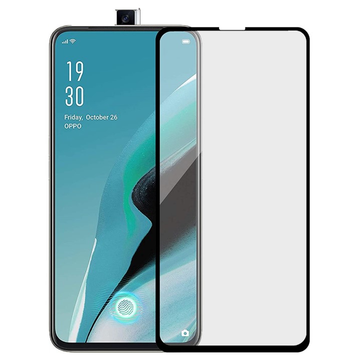 Kính cường lực cho Oppo Reno 2F nhám Chống vân tay / Chống nhìn trộm / Full màn hình / Không viền màu / Ốp trong chống sốc