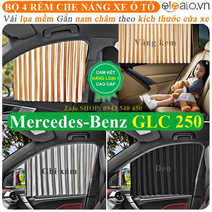 Rèm che nắng dành cho ô tô Mercedes Benz GLC 250 Vải lụa mềm gắn nam châm Cao Cấp