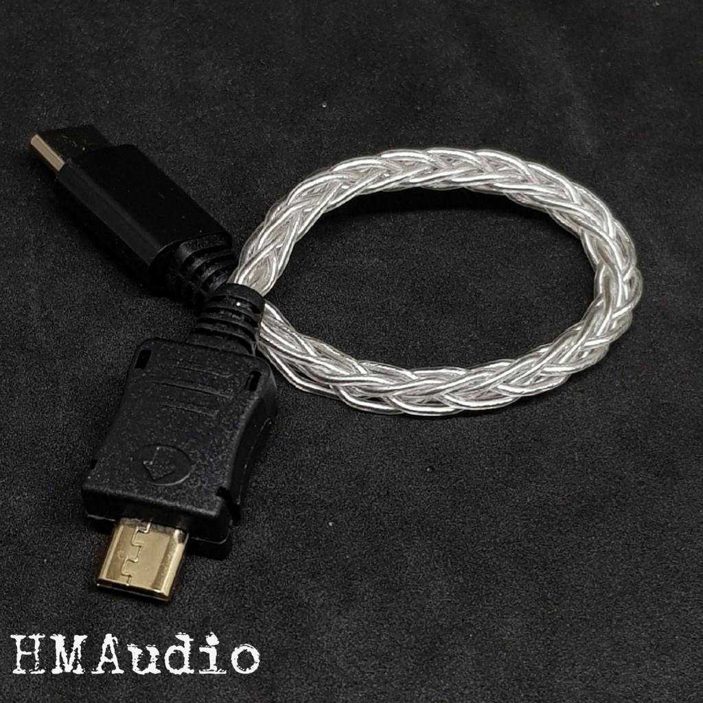 Cáp OTG type C to micro USB