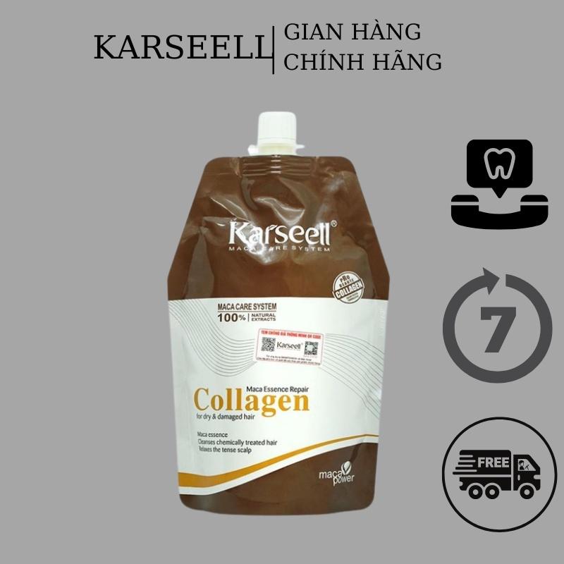 Kem ủ tóc phục hồi siêu mượt Collagen KARSEELL dạng túi 500ml