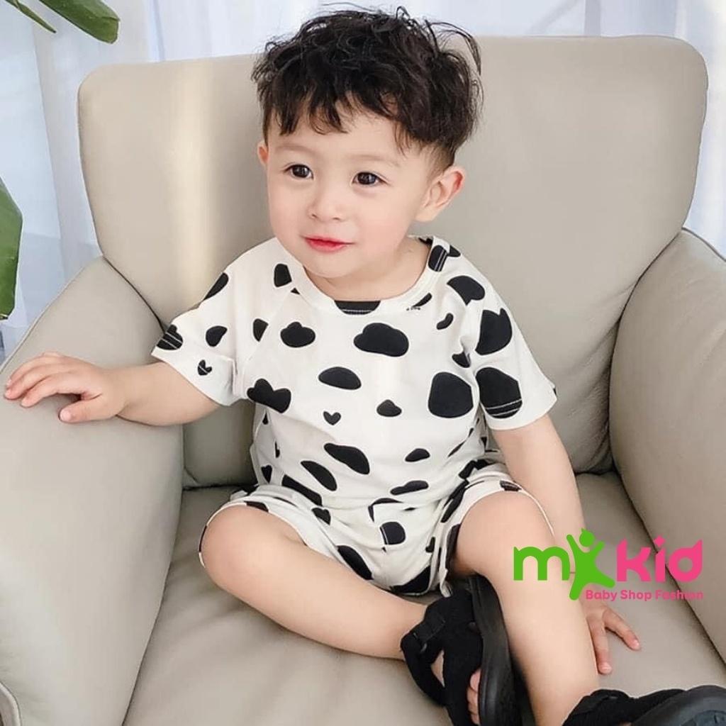 Bộ Cộc Tay Cho Bé Bộ Minky Mom Cộc Tay Chất Cotton 100% siêu mềm mịn thoáng mát