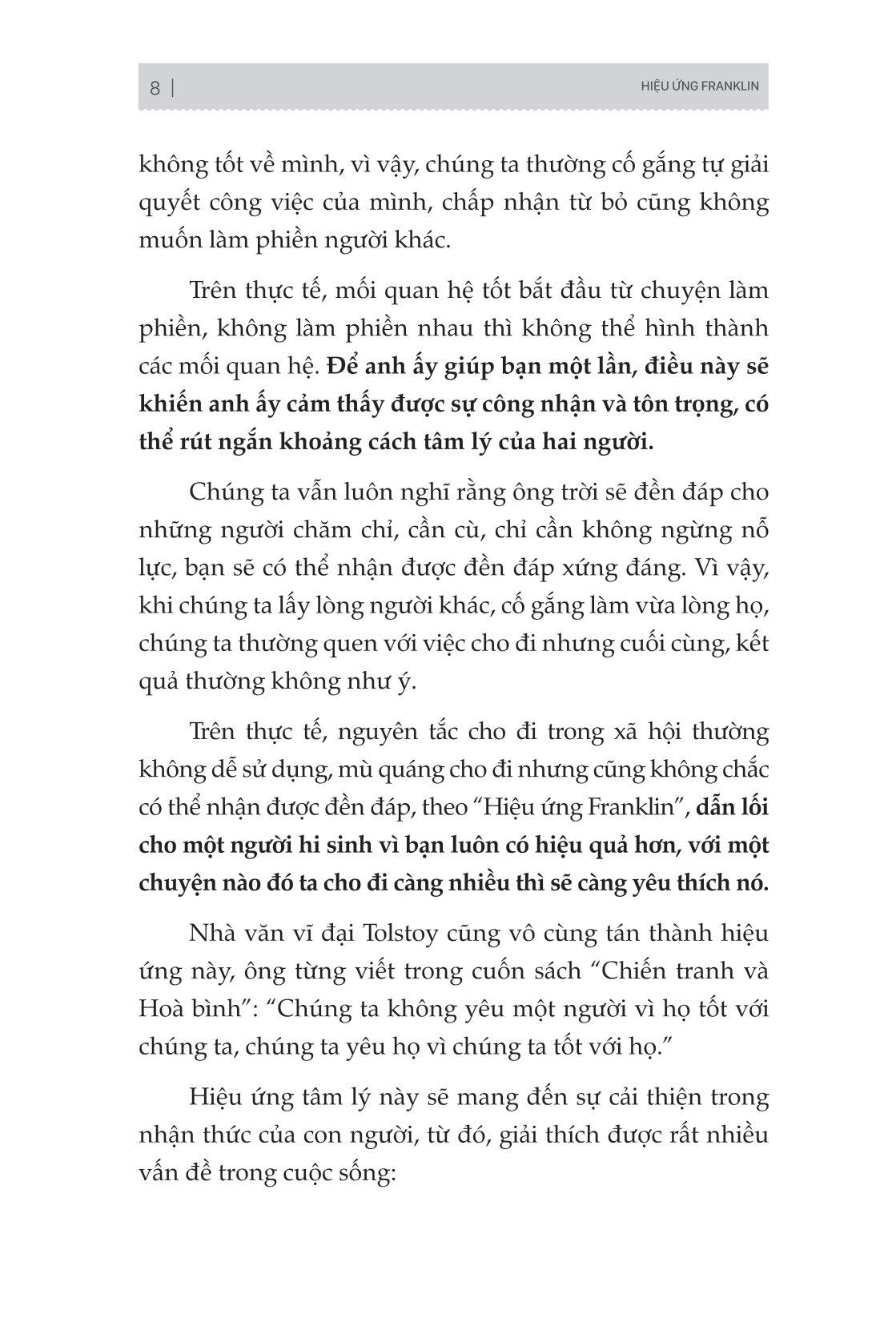 Hiệu Ứng Franklin - Mối Quan Hệ Tốt Đều Bắt Nguồn Tự Sự "Làm Phiền"