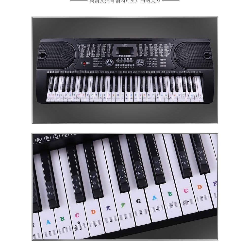 Miếng dán nốt nhạc organ piano PS45 - đàn 32 phím | 36 phím | 37 phím | 49 phím | 54 phím | 61 phím | 88 phím