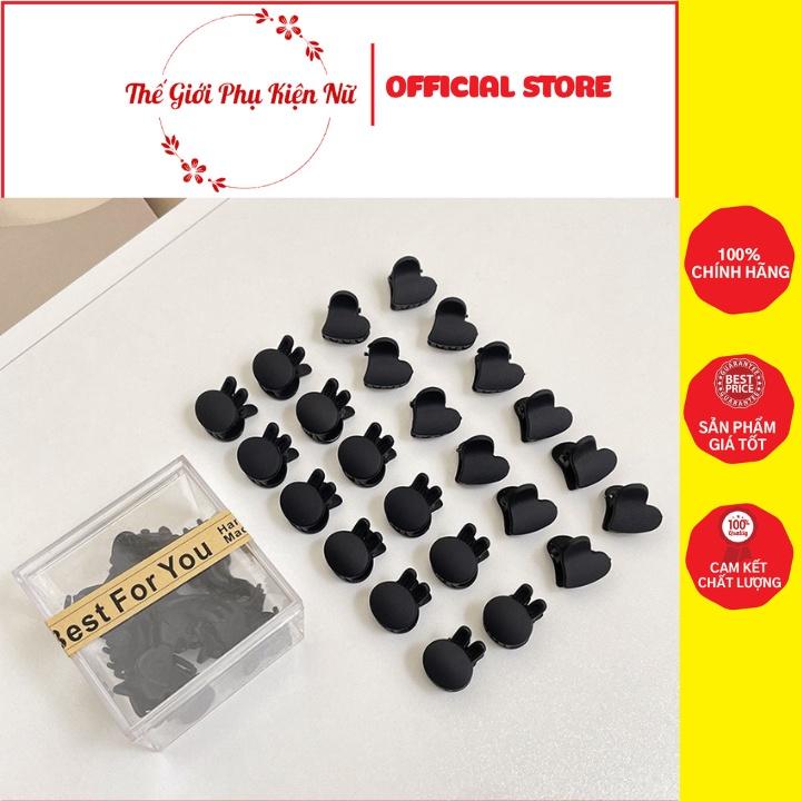 Kẹp Tóc Mái Càng Cua Mini Phong Cách Hàn Quốc Xinh Xắn Dành Cho Nữ