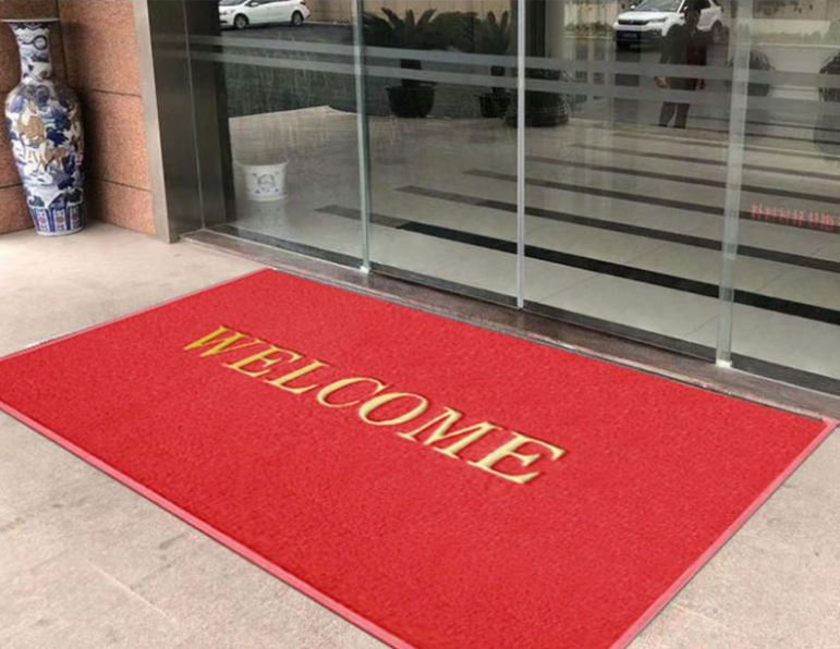 Thảm chùi chân welcome KT 120cm x 180cm Thảm Trải Khách Sạn, Siêu Thị Điện Máy, Tòa Nhà Lớn, Thảm Chùi Chân Nhựa PVC