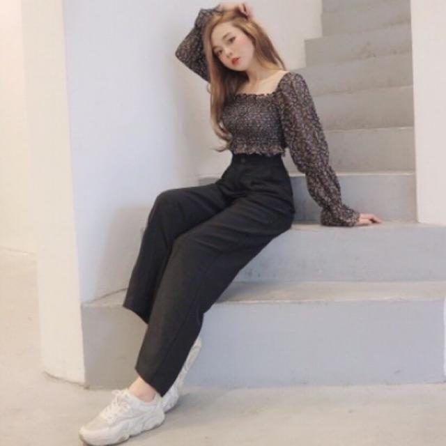 MUA 2 GIẢM 25K_QUẦN ỐNG SUÔNGQuần Ống rộng culottes dáng dài công sở cho người đi làm