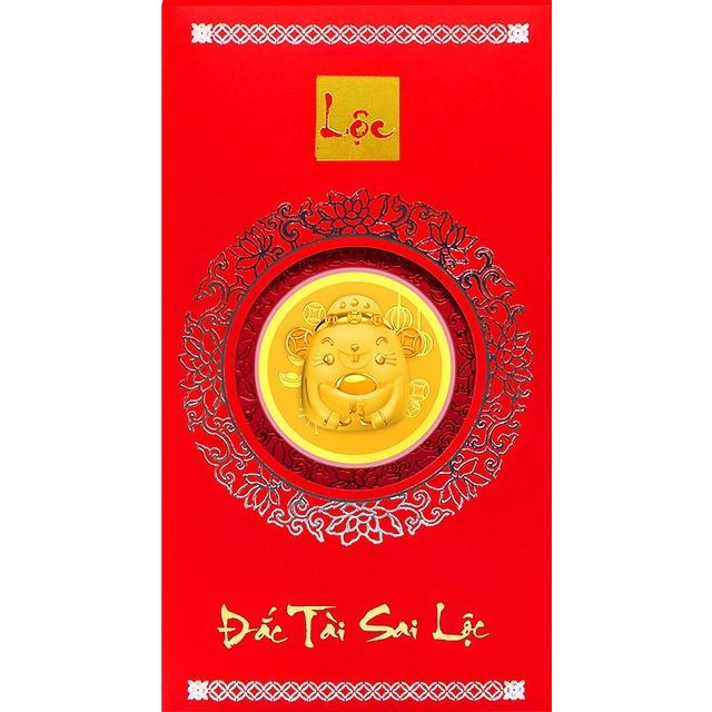 Bao lì xì vàng 24K Kim Tý- ANCARAT