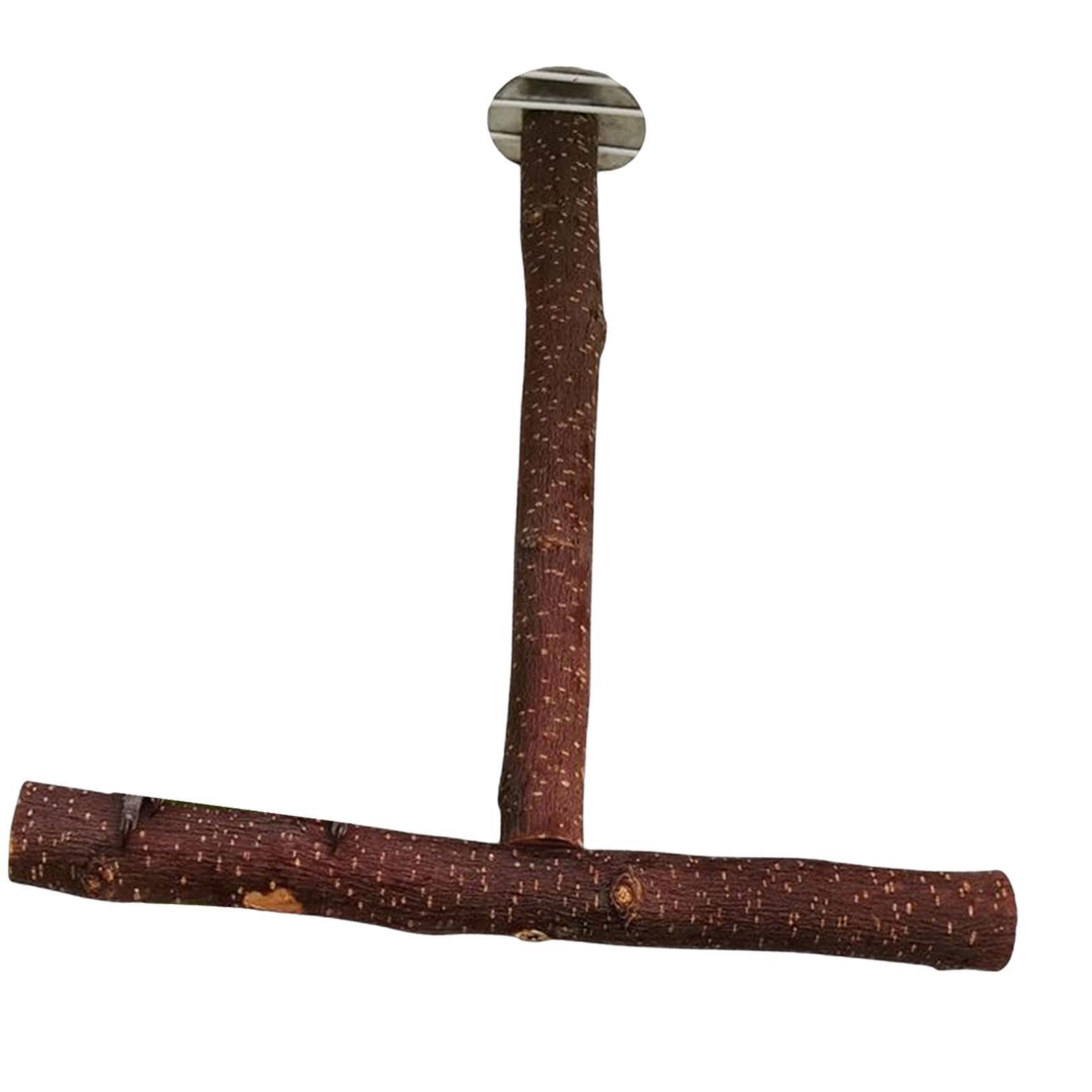 Pet Parrot Perch Bird Stand Wooden Parrot Perch Stand for Cockatiel Parakeet