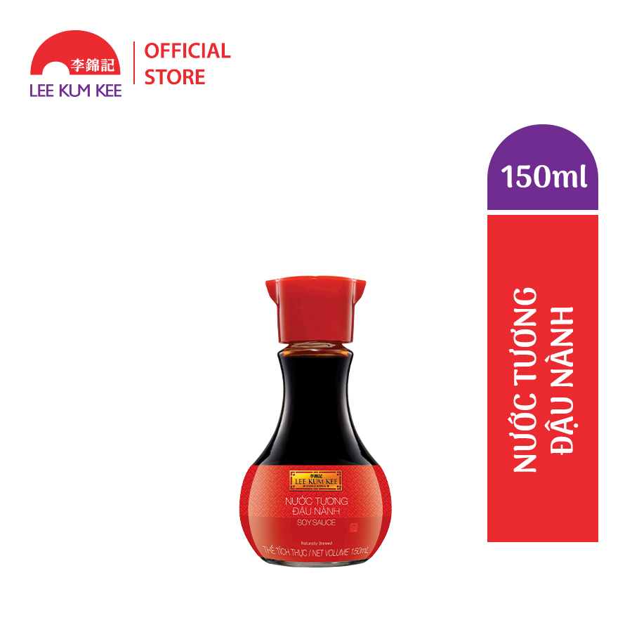 Nước tương Lee Kum Kee Soy Sauce làm từ đậu nành không biến đổi gen lên men tự nhiên thuần chay