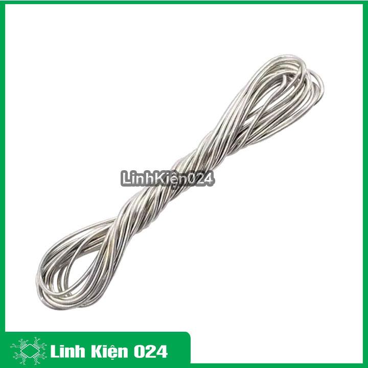 Thiếc hàn không chì hàn quốc cuộn 1,5 mét - 0.8mm LFC7-107