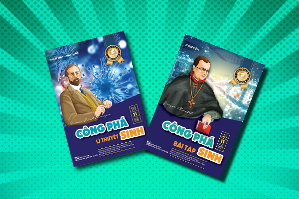 Combo Công Phá Lí Thuyết + Bài Tập Sinh Lớp 10 - 11 - 12