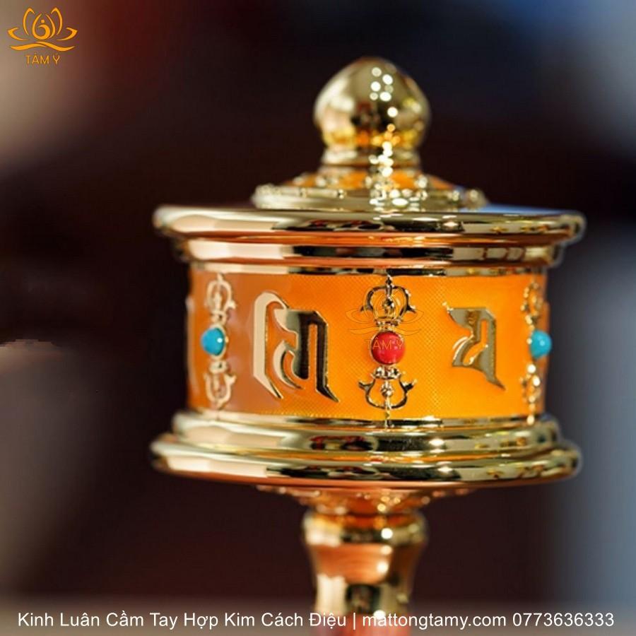 |Mẫu mới| Kinh Luân Cầm Tay Bằng Hợp Kim Cao Cấp và Gỗ Quý