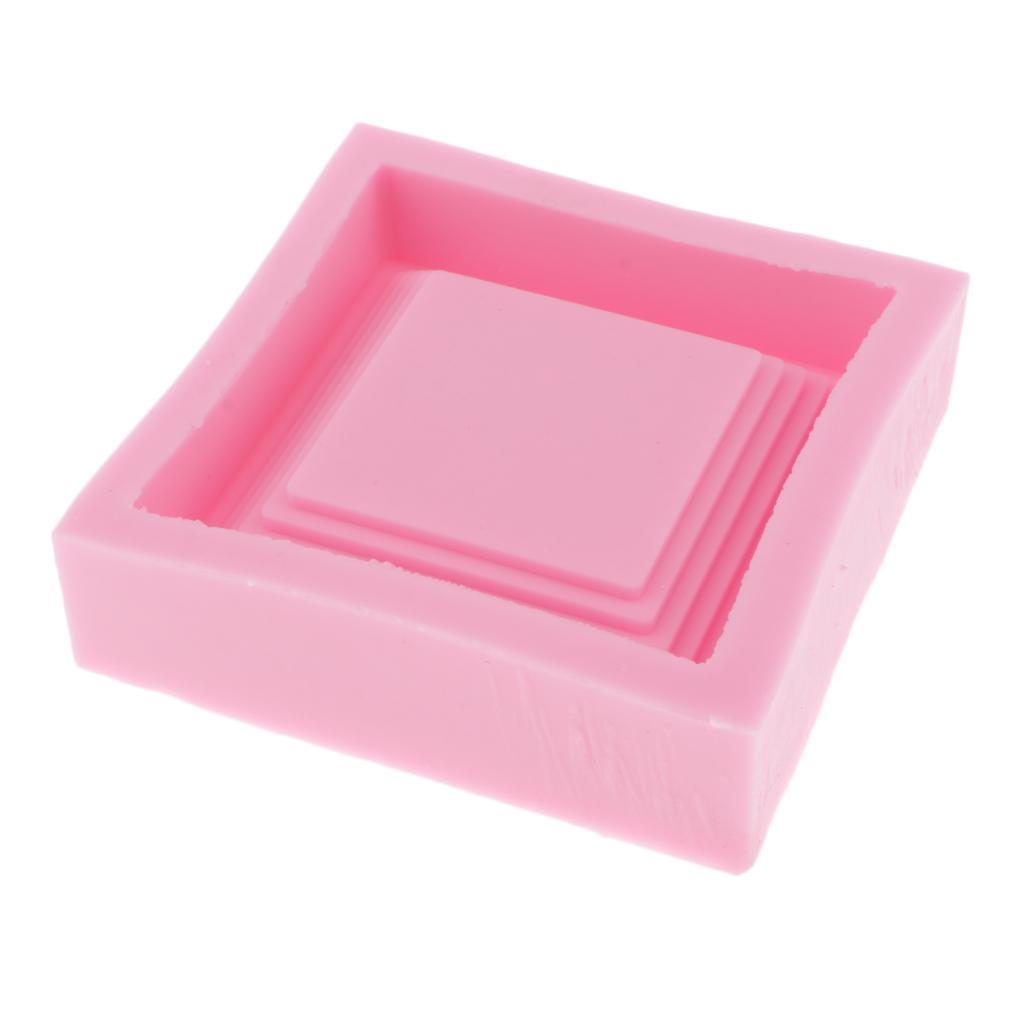 Silicone Concrete Plant Flower Pot Tray Molds  Soap Candles