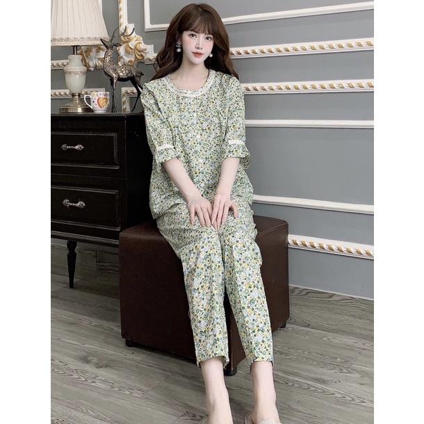 Đồ bộ nữ xinh chất kate hàn mềm mát
