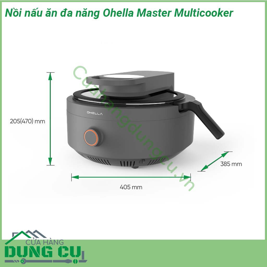 Nồi đa năng OHELLA Master Multicooker - Hàng chính hãng