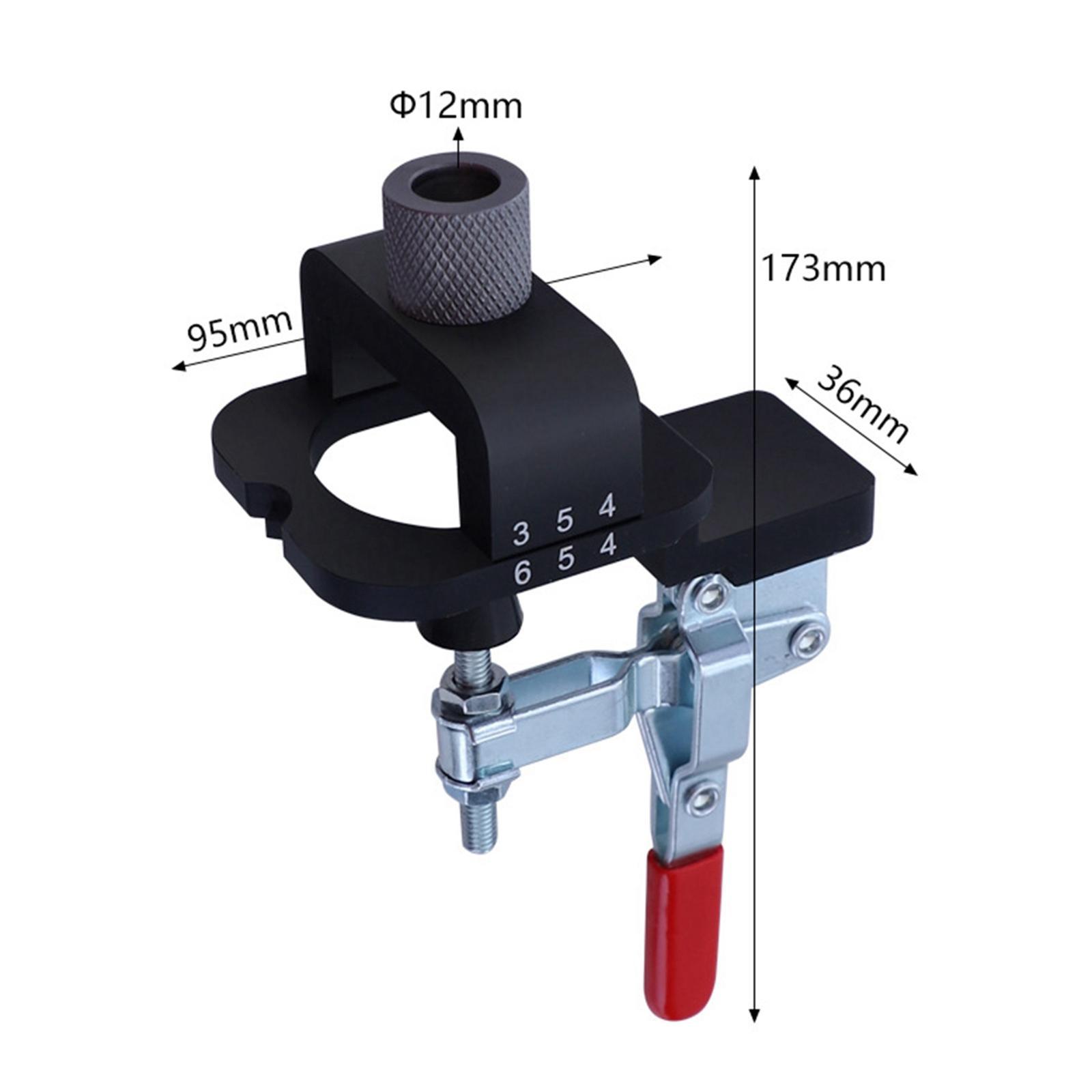 35mm Woodworking Hole Opener Hinge Jig Kit for Door Cabinet Hole Punching