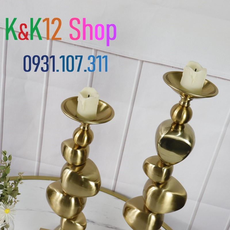 Giá đỡ nến hiện đại . Trang trí nội thất sang trọng. Mô hình sáng tạo trang trí để bàn.