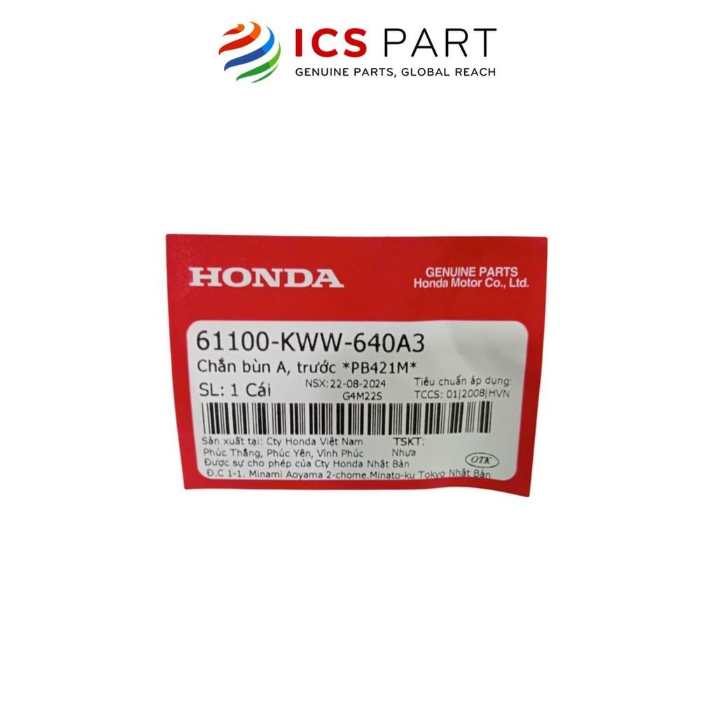 Dè Trước (Chắn Bùn Trước) HONDA Wave 110 (Alpha A) 2019 Xanh Tím Pb421M (Không Tem) (61100KWW640A3)
