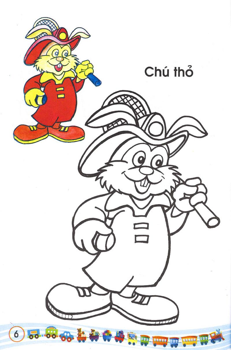 Bé Tập Tô Màu - Các Loại Thú