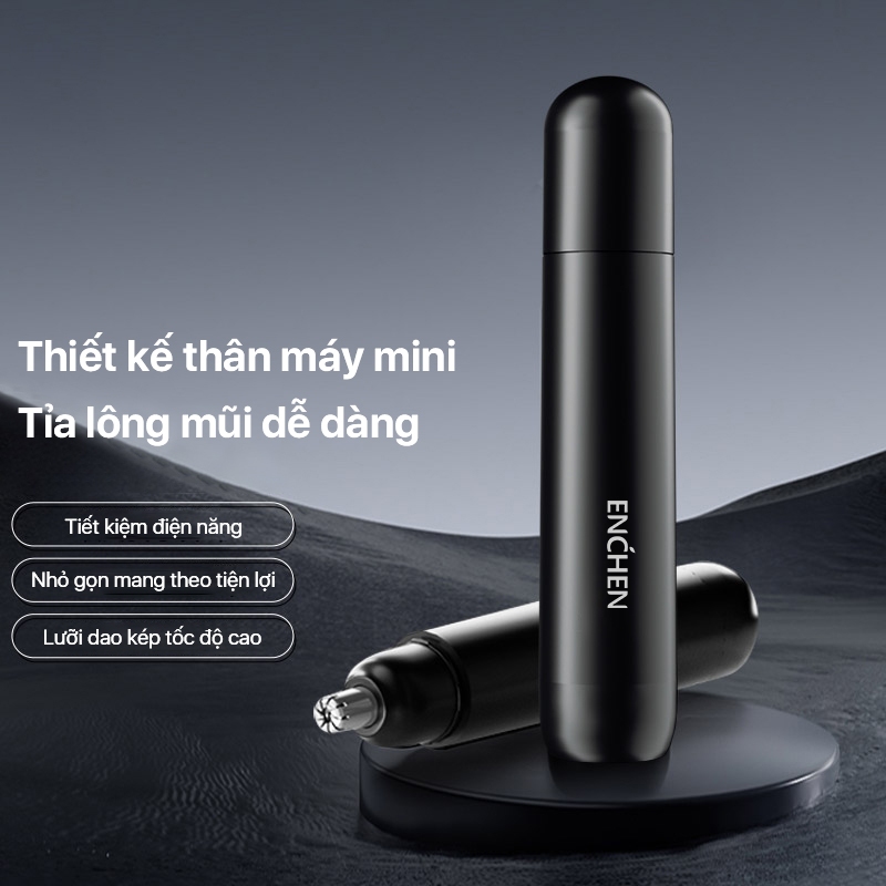 Máy tỉa lông mũi Xiaomi Enchen EN005 bỏ túi tiện lợi dễ dàng làm sạch nhanh - Hàng nhập khẩu