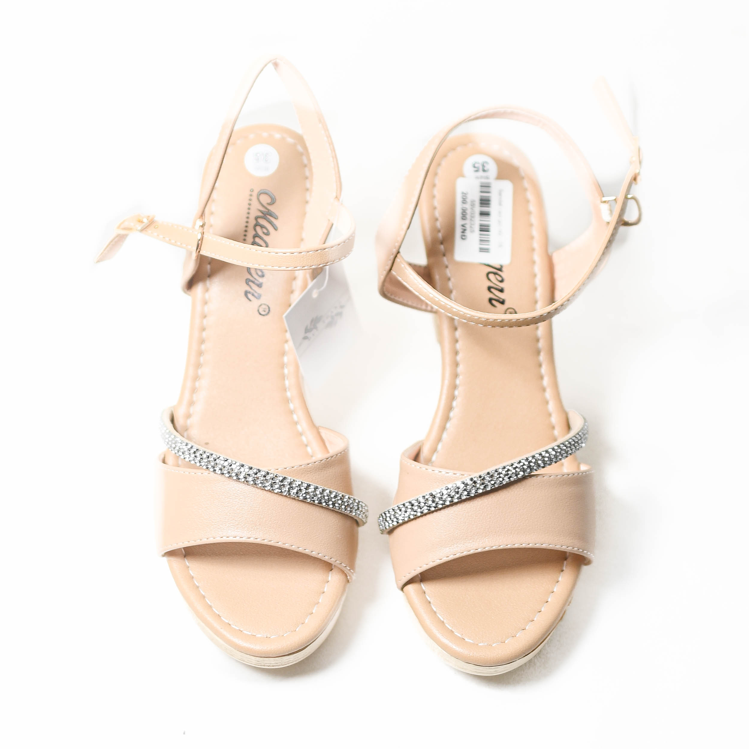 Sandal cao gót nữ đế 10cm