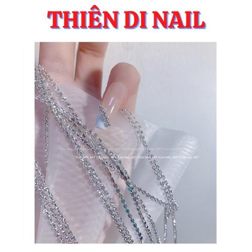 Set dây xích đá gắn móng dành cho các tiệm nail