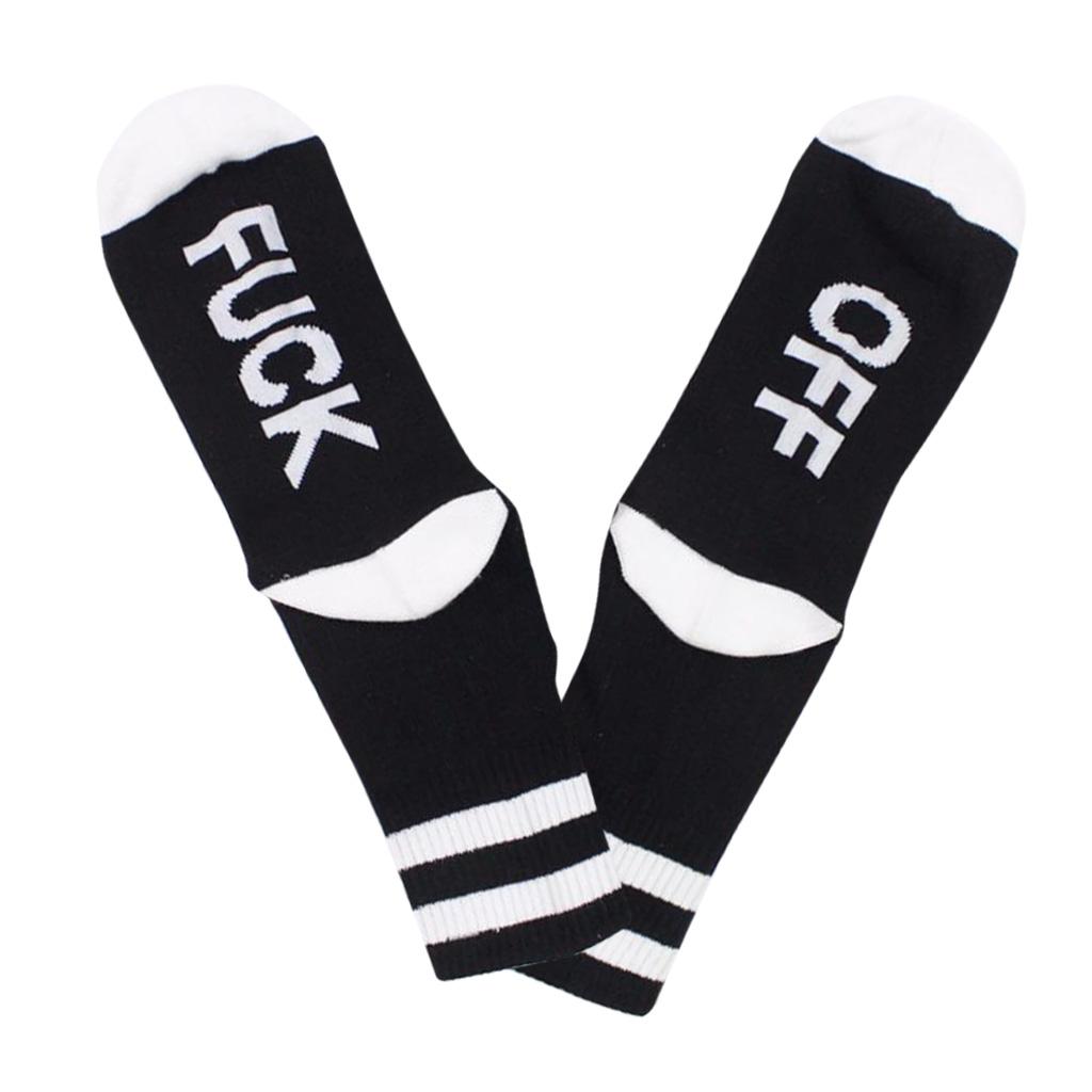 Unisex F** Crew Socks Causal Winter Warm Tube Socks