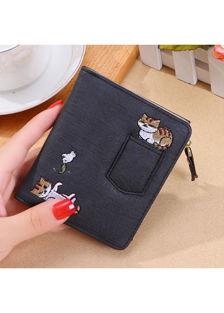 Ví cầm tay hình mèo túi đáng yêu siêu đẹp cao cấp SHk84