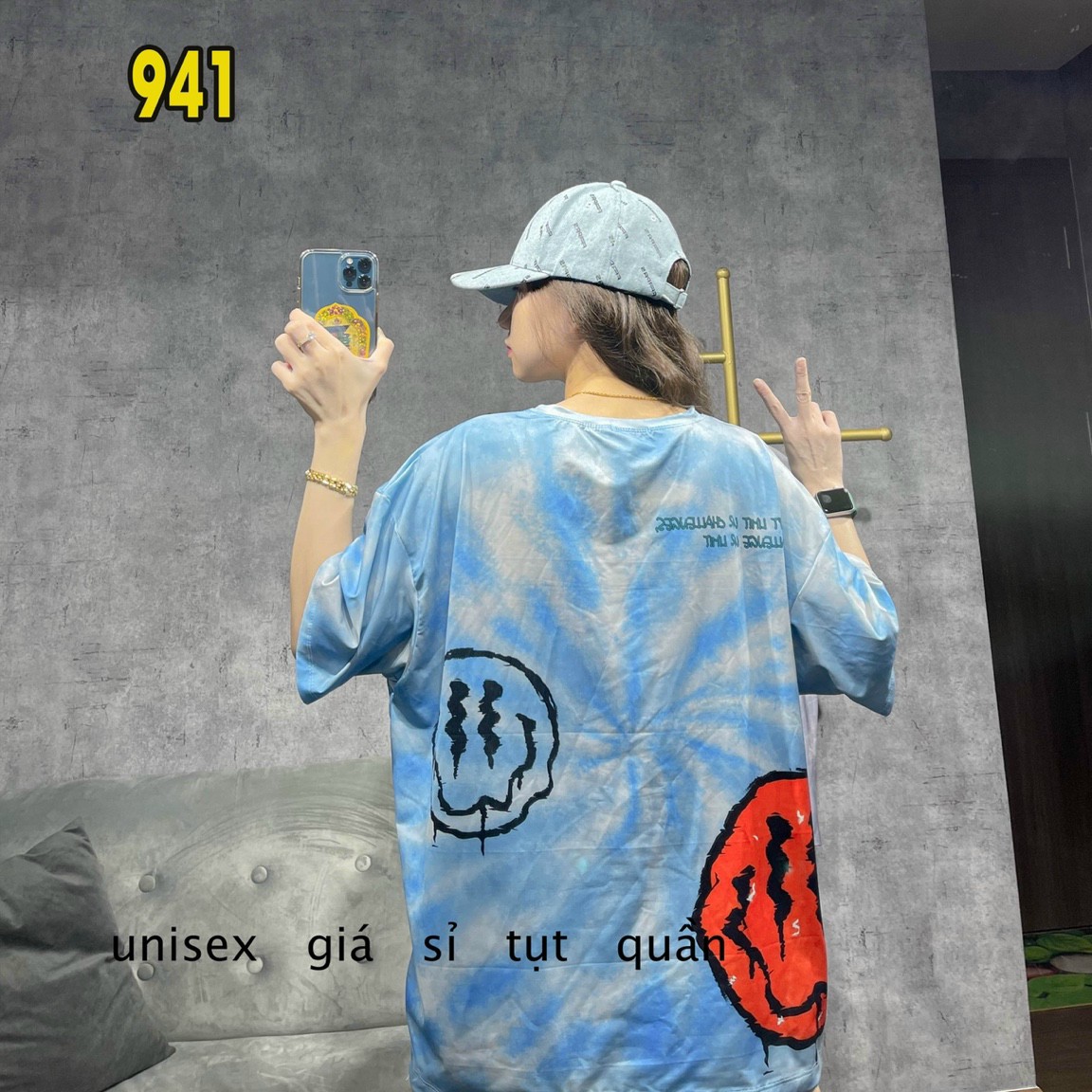 Áo Thun loang form rộng