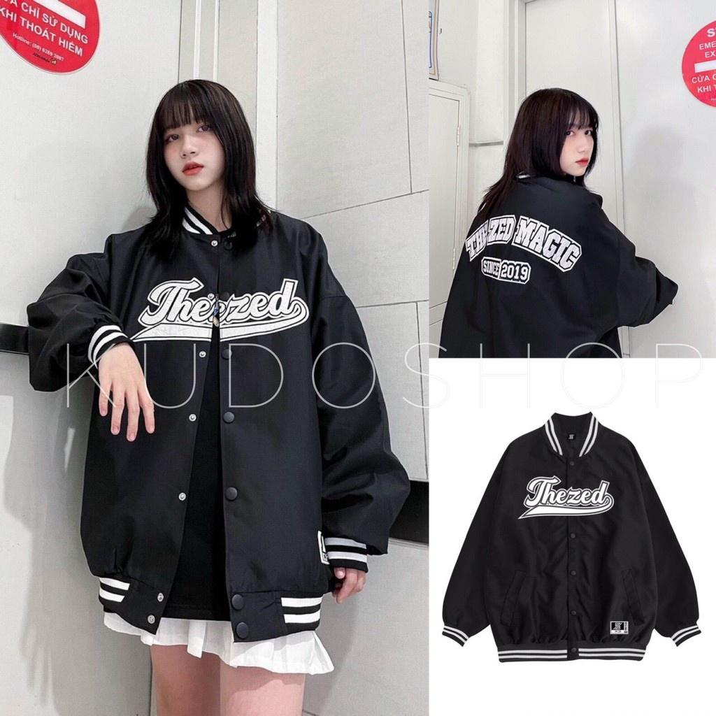 Áo khoác nữ nam bomber áo khoác dù varsity jacket vải 2 lớp cao cấp Mophus MB006