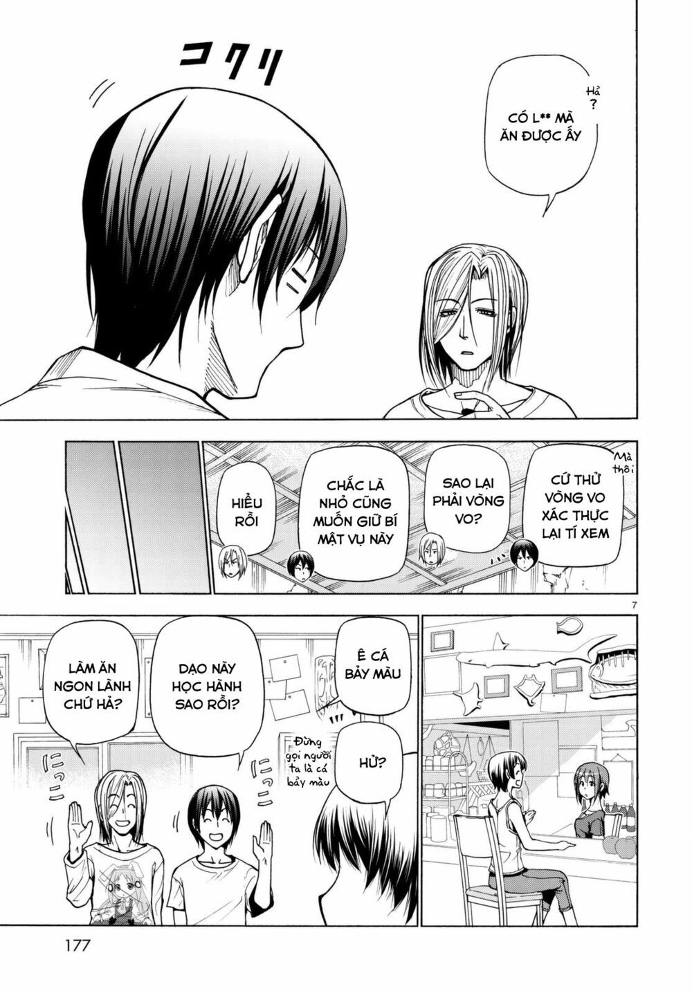 cô gái thích lặn - grand blue chapter 39 7