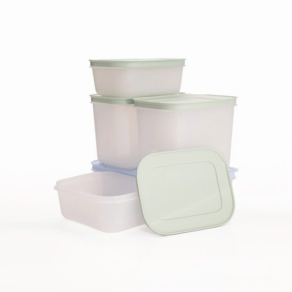 Bộ 5 hộp đựng thực phẩm Tupperware trữ đông Gen II Freezable 1.1L, 1L, 450ml